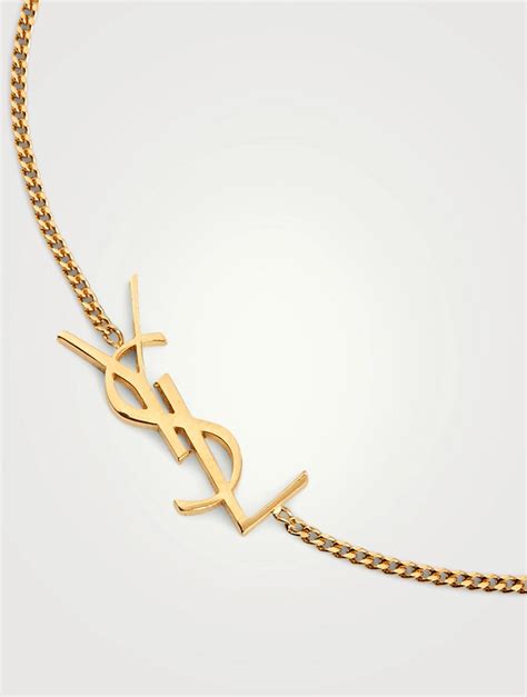 ysl logo bracelet|ysl bracelets for women.